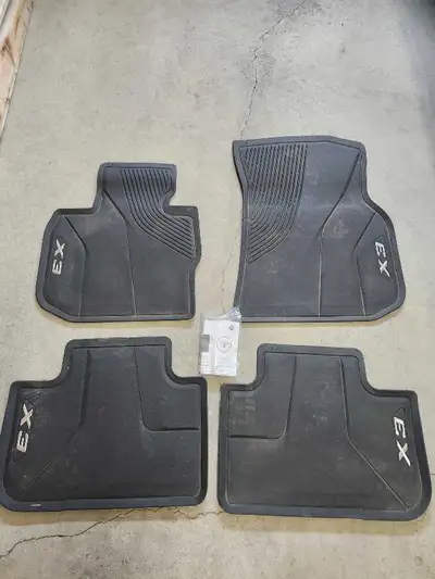 BMW X3 & X4 all weather floor rubber mats, View more