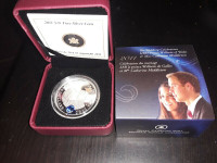2011 RCM Fine Silver Coin/Blue Crystal - William & Kate