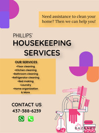 Housekeeping available 