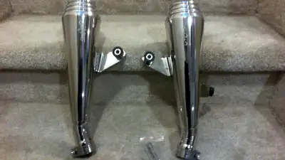 For 2016 and later Triumph T-100/ T- 120 Bonneville New Motone X- Pipe Catalytic Converter Removal C...