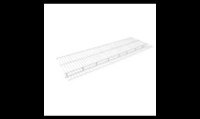Two) 8 ft. x 16 in. Fixed Rod Wire Shelf
