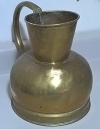 Vintage Antique Milk Can Brass Milk & Cream Churn Can