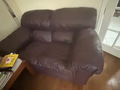 Genuin leather loveseats, View more