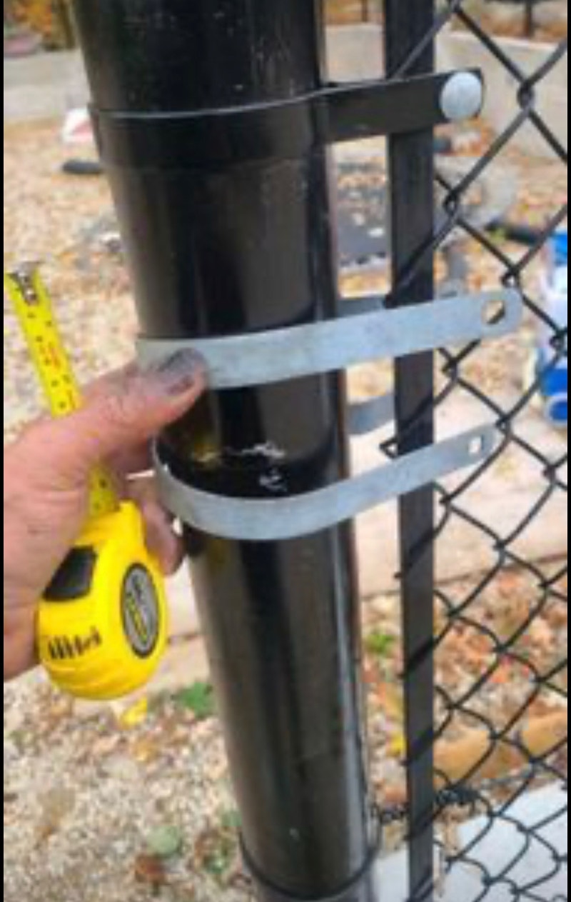 Cheap 1 Chain Link Fence Brackets NOW only a Loonie Each! 4"2