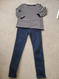 Michael Kors set of women's jeans and a blouse