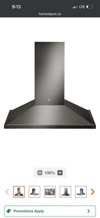 New LG Studio Wall-Mount Chimney Range Hood Mississauga / Peel Region Toronto (GTA) Preview