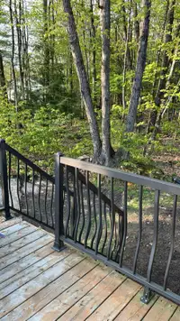 Deck railing / Rampe de patio (aluminium)