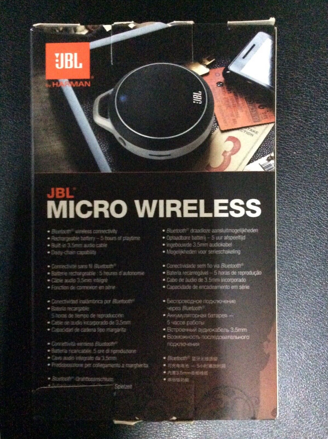JBL Micro Wireless Speaker in Speakers in Ottawa - Image 2