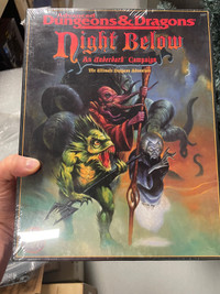 Dungeons and Dragons The Night Below Sealed 