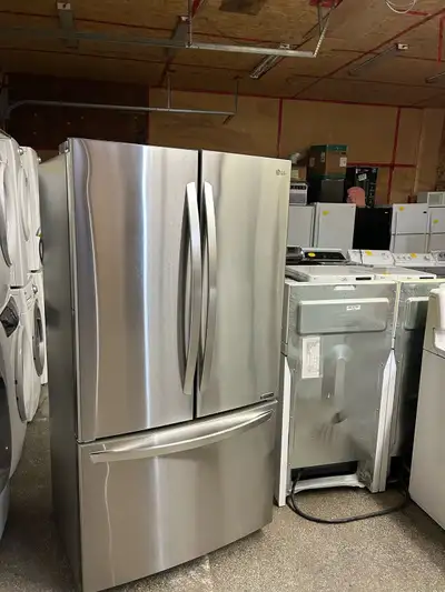 LG Branded French Doors Style Fridge Perfect for a family of 5 Frost Free System Energy Star Rated V...