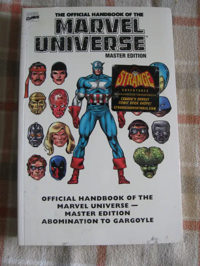 Official Handbook of the Marvel Universe-Master Edition-Volume 1