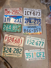 License plates 