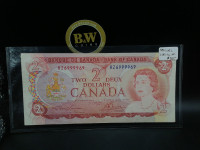 1974 Canada $2 special serial II Banknote!!!!