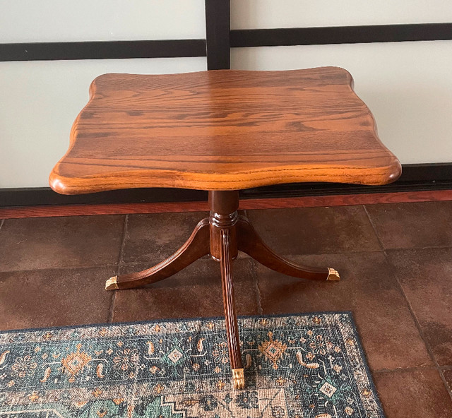 Solid Oak side Table in Other Tables in Edmonton