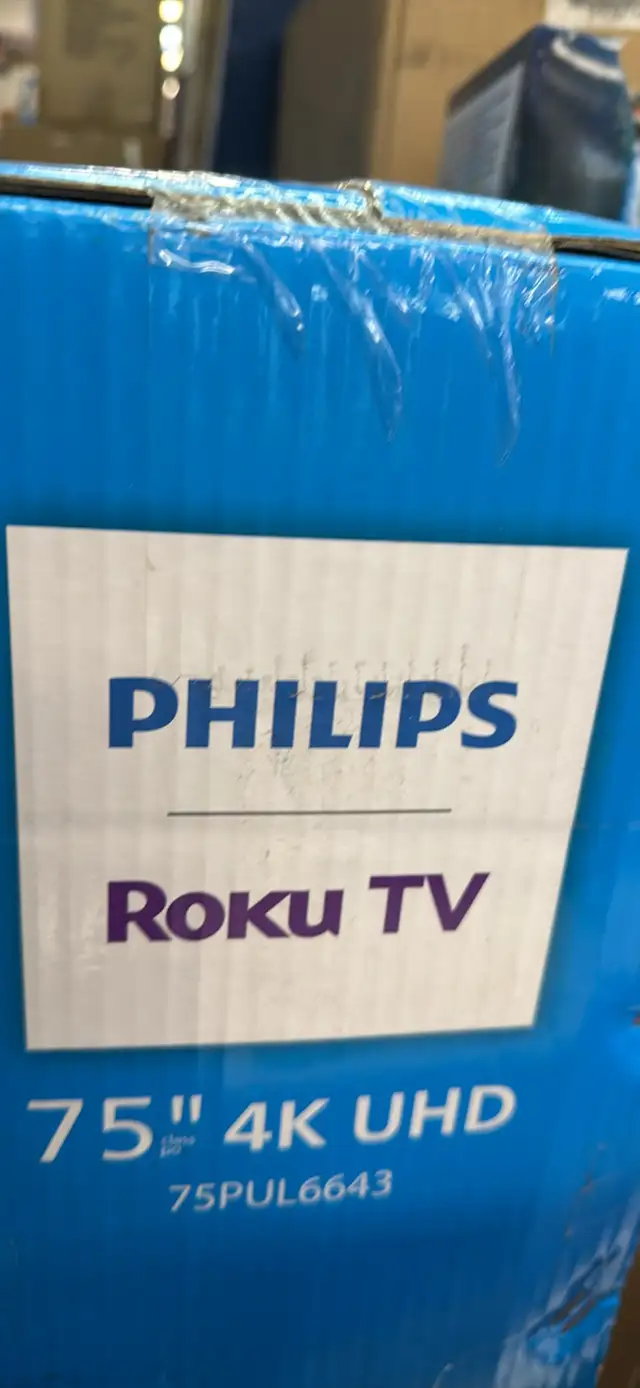 Philips 75 inch 4K Roku Smart LED TV  & ANGEL ELECTRONICS  in TVs in Mississauga / Peel Region - Image 3