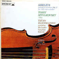 Sibelius- Tossy Spivakovsky, Tauno Hannikainen, - vinyle