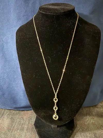 Sugarlime Sterling Silver and Crystal Pendant Necklace, View more