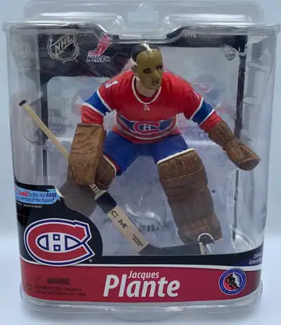 McFarlane Hockey Figure 6" NHL 28 Jacques Plante Montreal, View more