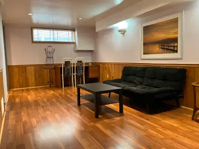 Large living room attached bedroom