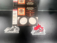 Harley-Davidson - 62910-06 - Chrome Flush Mount Fuel Cap and Gau