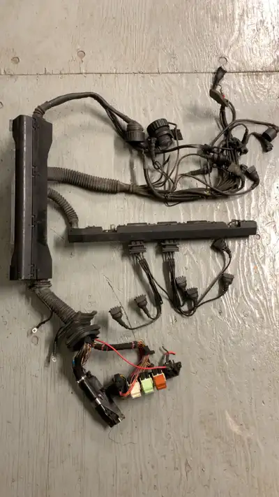 Selling a harness off an m50 vanos engine from an auto e34. Auto wiring can be trimmed, great for sw...