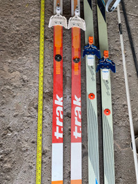 Ski’s and poles 
