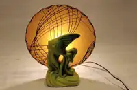 Lampe céramique de Beauce années 50