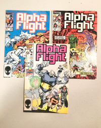 ALPHA FLIGHT COMIC BOOKS