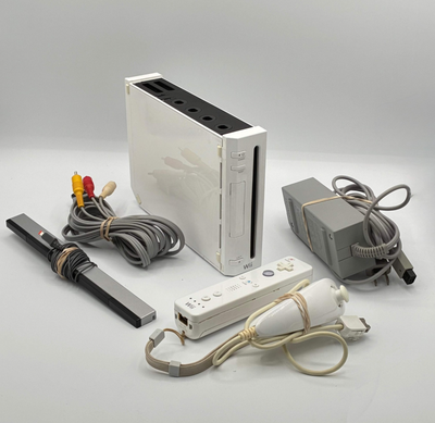 Nintendo Wii Console System RVL-001 White with Accessories, View more