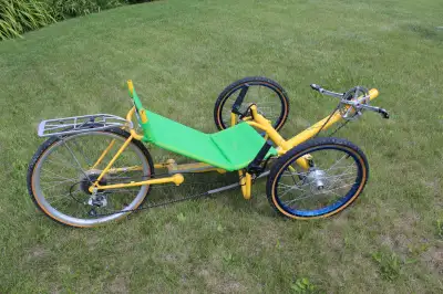 Recumbent "tadpole" trike, View more