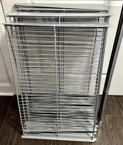 ClosetMaid Metal Storage System - Nickel wire shelving unit, View more