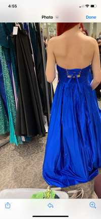 Cobalt blue dress