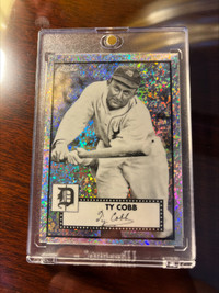 Ty Cobb Mini-Diamond Refractor-Cool card!