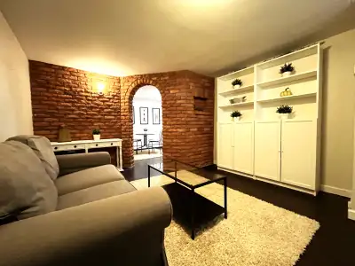 Bright lower level, fully furnished, 1 bed apartment available Dec 1st. Would suit single, quiet, pr...