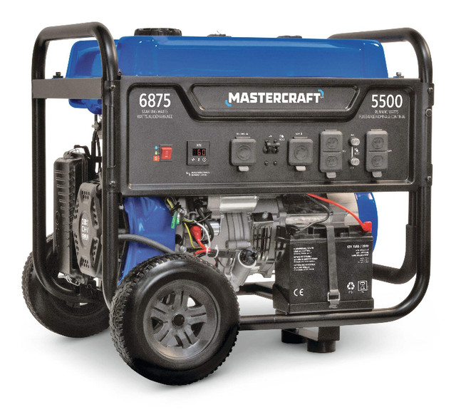 NEW in box - Mastercraft 5500/6875 Watt Portable Generator in Power Tools in City of Halifax