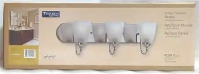 Lighting 3-Light Vanity Light Fixture, Polished Chrome - New, View more