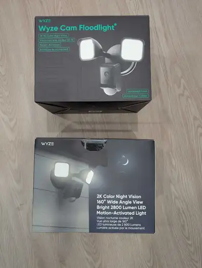 WYZE Cam Floodlight (Set of 2 NEW), View more