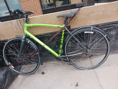 Raleigh Green & Black Hybrid Bicycle – $225 OBO, View more