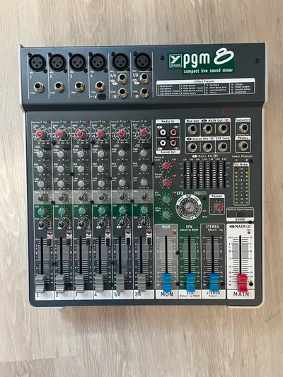 Yorkville PGM8 8-Channel Mixer with Effects, View more