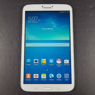 Samsung Galaxy Tab 3 SM-T310 16GB Wi-Fi 8 Inch White Android Tablet A bit of an older model but stil...