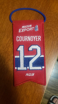 Montreal canadiens Yvan Cournoyer retirement  banner