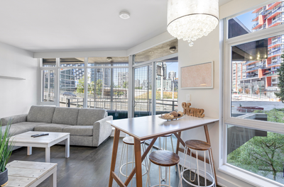 Fully furnished 1-bedroom condo at The Mark (1372 Seymour Street) in Yaletown. Quiet building with s...