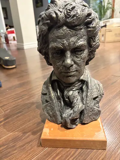 Vintage 1961 Austin Sculpture Beethoven Bust, View more