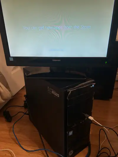 HP Desktop w/ Toshiba Screen, View more