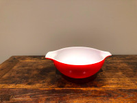 Vintage Pyrex Bowl Cinderella Red mixing bowl