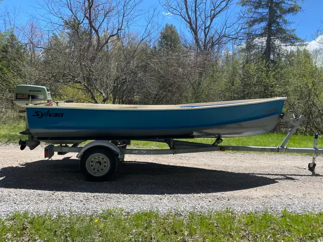 14’ Aluminum fishing boat in Powerboats & Motorboats in Peterborough - Image 4