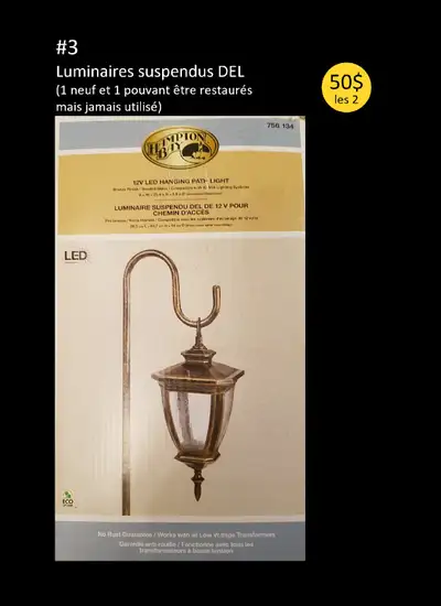 Hampton Bay Luminaire DEL, View more