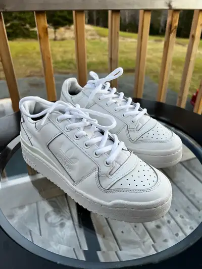 Adidas Forum Bold Triple White Logo Women's Sneakers 7.5 sz, View more