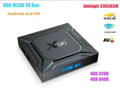 X96 M200 Android TV Box 14.0 OS, View more