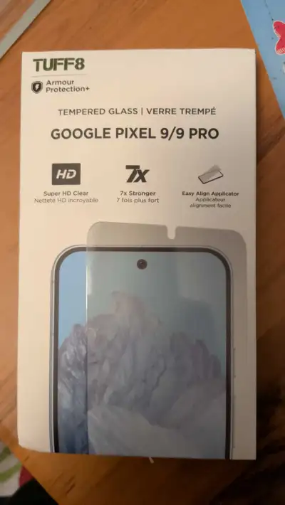 Google pixel 9/9pro tempered glass screen protector  free, View more